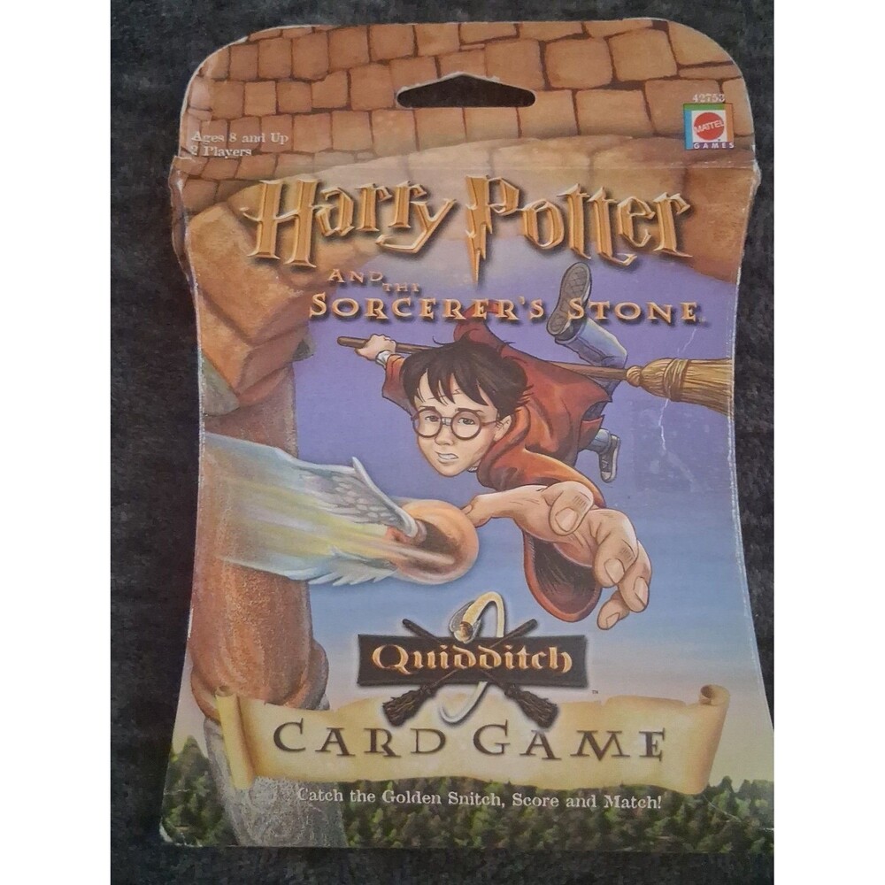 Vintage 2000 Harry Potter and the Sorcerors Stone Quidsitch Card Game